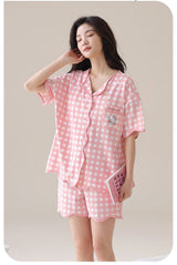 Dawn Two Pc Nightsuit In Peach