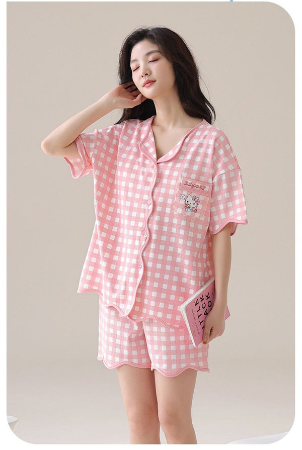 Dawn Two Pc Nightsuit In Peach