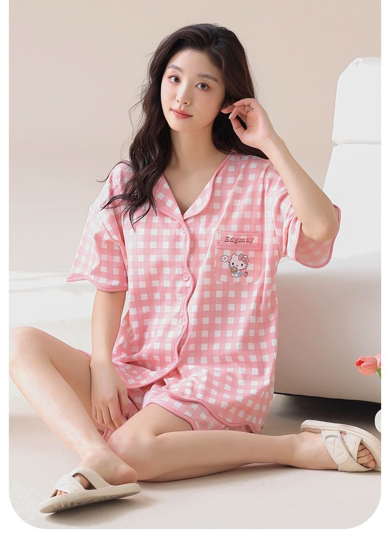 Dawn Two Pc Nightsuit In Peach