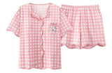 Dawn Two Pc Nightsuit In Peach