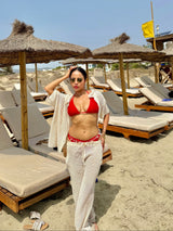 Lucia Crochet Knit Coord set - Resortwear