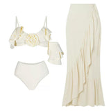 Hannah Swimsuit with Sarong Skirt