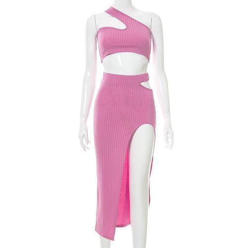 Semantia Statement Summer Coord Set In Pink