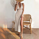 Marthey Soft Knit Dress- Resortwear