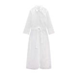 Filly Cotton Eyelet Summer Midi Dress