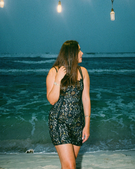 Celestia Lace Dress in Black