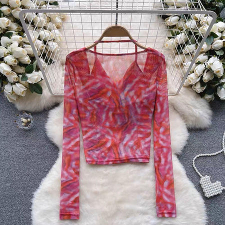 Inessa Ruched Top - styled flat-lay shot, red - Miss Mosa By Akanksha