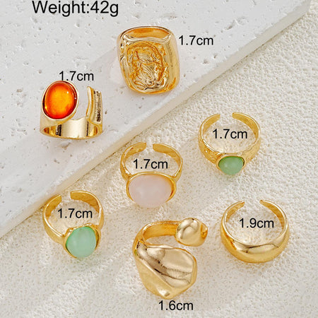 Mara 7Pcs Ring Set