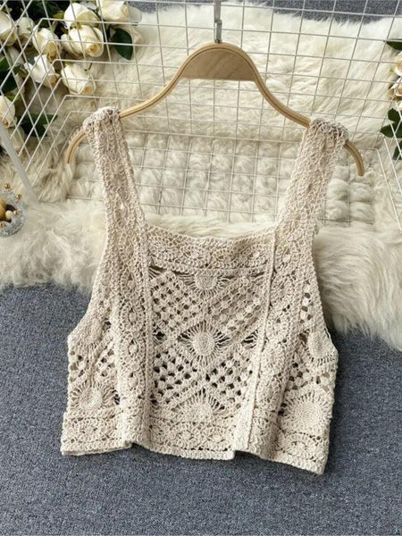 Jarod Resortwear 2 Pc Set - front shot on hanger, beige - Miss Mosa By Akanksha
