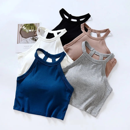 Jenny Tank Tops with Inbuilt Bra - multicolour flat-lay shot, multicolour - Miss Mosa By Akanksha