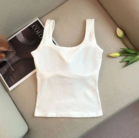 Junia Statement Summer Top In White - flat-lay product shot - Miss Mosa By Akanksha