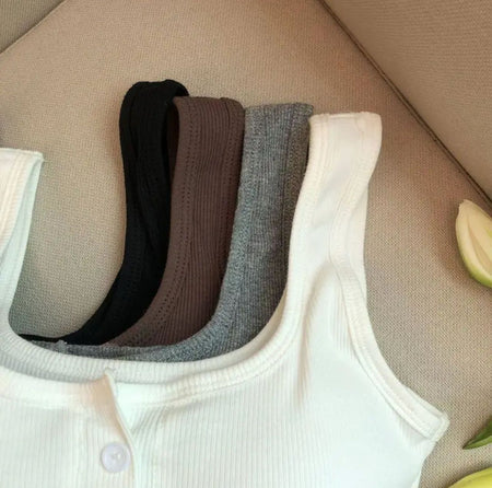 Junia Statement Summer Top In White - close-up flat-lay shot of necklines - Miss Mosa By Akanksha
