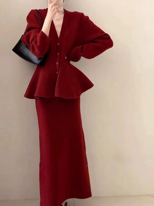 Kaison Luxe Premium Winter Coord Set