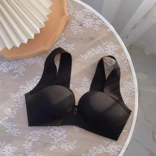 Kanette Seamless Pushup Bralettes In Black
