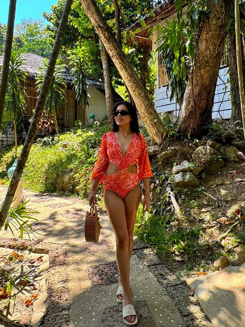 Keira One Piece Swimsuit In Orange