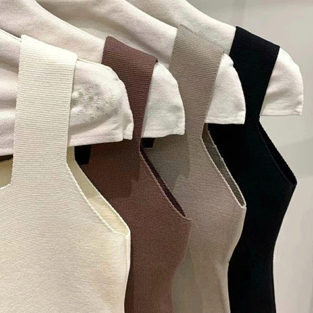 Kello Casual Summer Tank Top - close-up of straps, multicolour - Miss Mosa By Akanksha