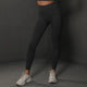 Kelly Slimming Premium Leggings - front shot on model, grey - Miss Mosa By Akanksha