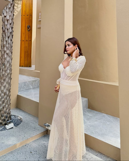 Laurel Statement Swimsuit With Attached Skirt