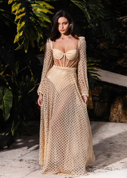 Laurel Statement Swimsuit With Attached Skirt