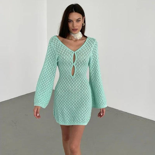 Layla Soft Crochet Dress Resortwear