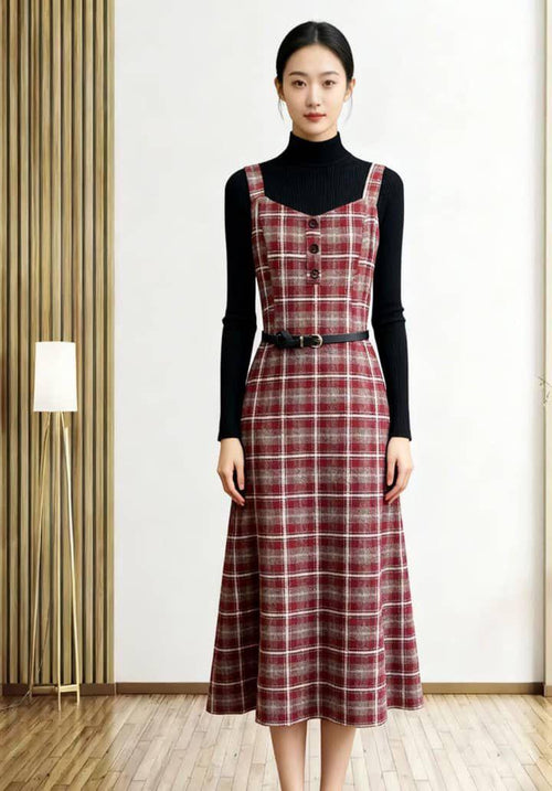 Lelia Set of Top and Dress With Belt