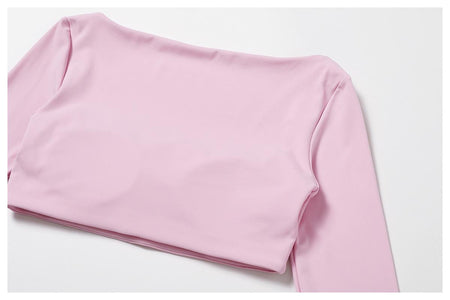 Leon Premium Activewear Set In Light Pink - back shot of leggings product shot - Miss Mosa By Akanksha