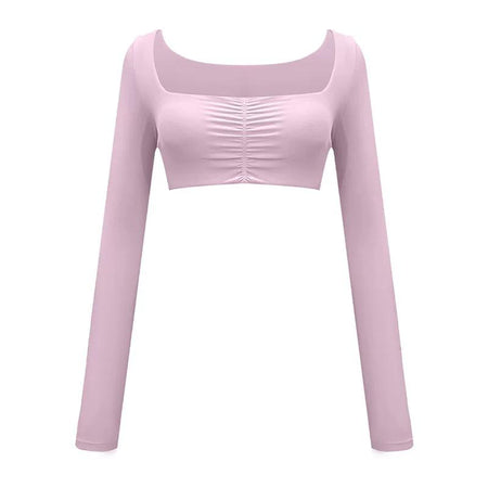 Leon Premium Activewear Set In Light Pink - front shot on model - Miss Mosa By Akanksha