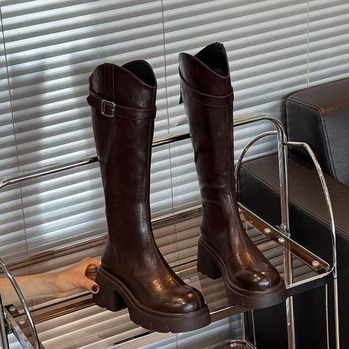 Leora High Block Boots
