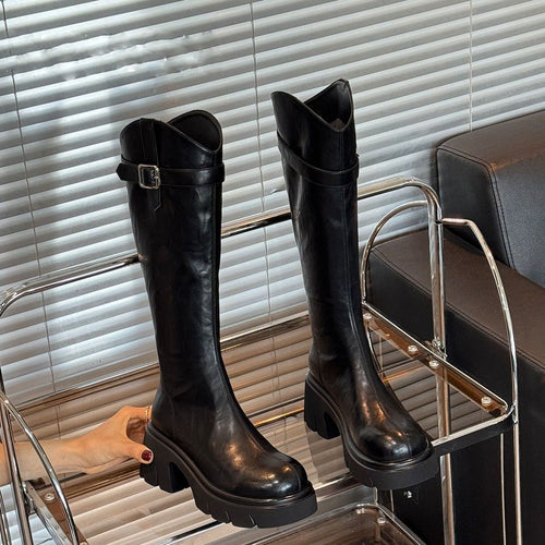 Leora High Block Boots