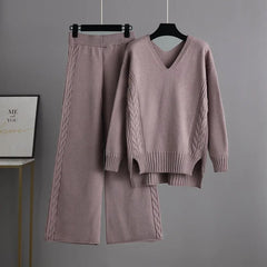 Leslie Luxe Winter Coord Set - Tracksuit - hanging product shot, pink - Miss Mosa By Akanksha