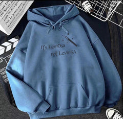 Leviosa Sweatshirt - styled flat-lay shot, blue - Miss Mosa By Akanksha