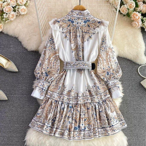 Lissy Summer Vintage Dress In White