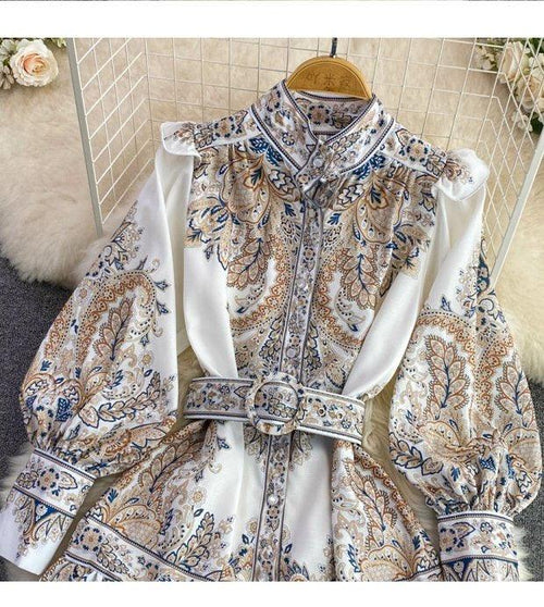 Lissy Summer Vintage Dress In White