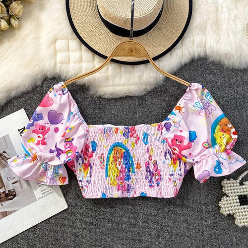 Logan Crop Tops In Multicolor