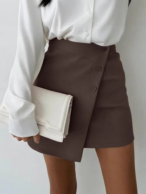 Lucia Overlap Mini Skirt