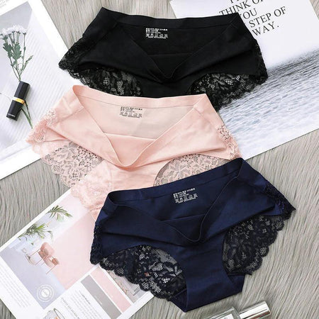 Luxury Vogue Panties - Set of 5 - styled flat-lay shot, multicolour - Miss Mosa By Akanksha