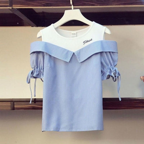 Macey Summer Two Piece Set In Blue