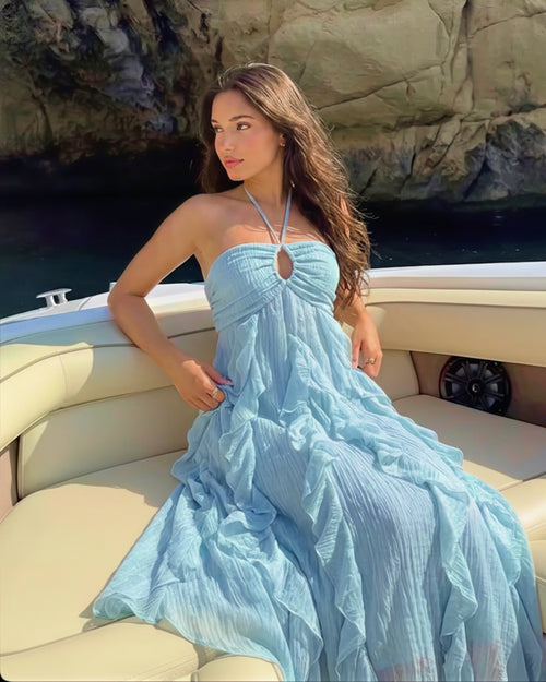 Maelle Ruffle Maxi Dress