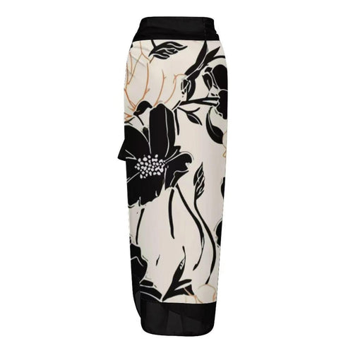 Maree Swimsuit With Sarong In Black