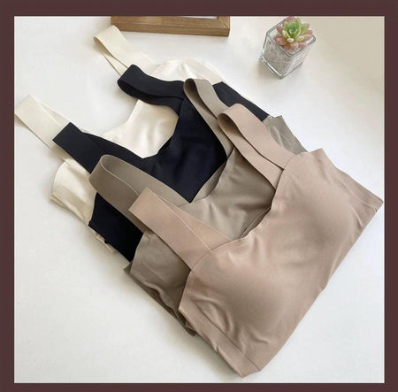 Mariam Tank Tops with Inbuilt Bra - styled flat-lay shot, multicolour - Miss Mosa By Akanksha