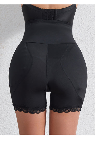 Mario Tummy Tucker Shapewear - back shot on model, black - Miss Mosa By Akanksha
