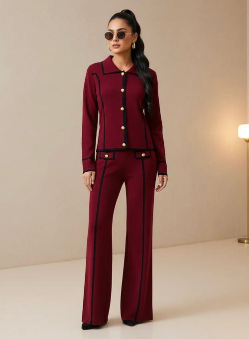 Masha Premium Woolen Coord Set