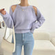 Matilda Statement Sweaters - front shot on model, lilac - Miss Mosa By Akanksha