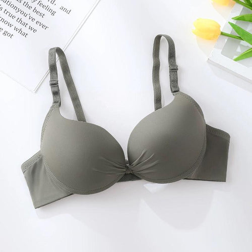 May Seamless Bralettes In Olive