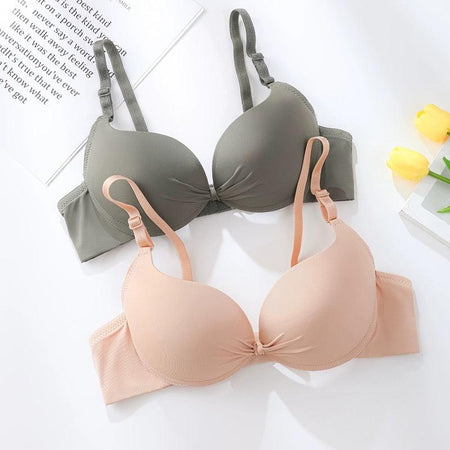 May Seamless Bralettes - styled flat-lay shot, multicolour - Miss Mosa By Akanksha
