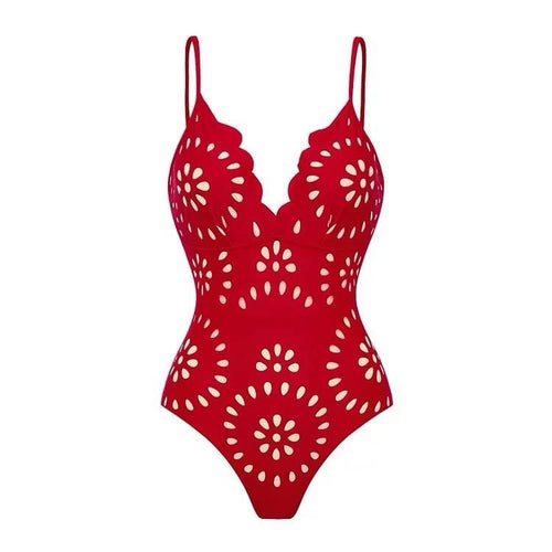 Mellin Swimsuit With Skirt In Red