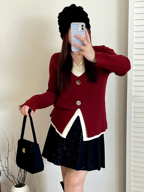 Miana Colorblock Premium Sweater