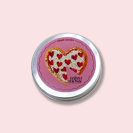 Miss Mosa Nipple Covers Stickon - flat-lay shot, pink - Miss Mosa By Akanksha