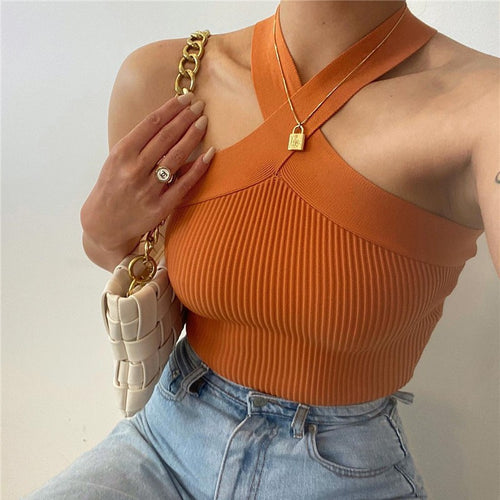 Monilo Halterneck Crop Top