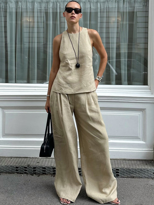 Myra Vest Coord Pant Set